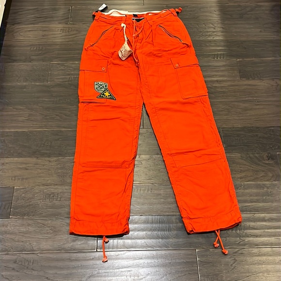 Polo Ralph Lauren Sun Valley Ski Patrol Club Cargo Pants Lined Winter Mens 32x34 - Picture 2 of 16